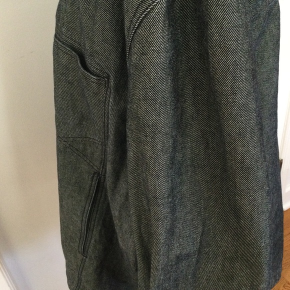 Marithe + Francois Girbaud - Vintage 90s Black /Gray denim Jacket. Size XXL - Picture 8 of 15